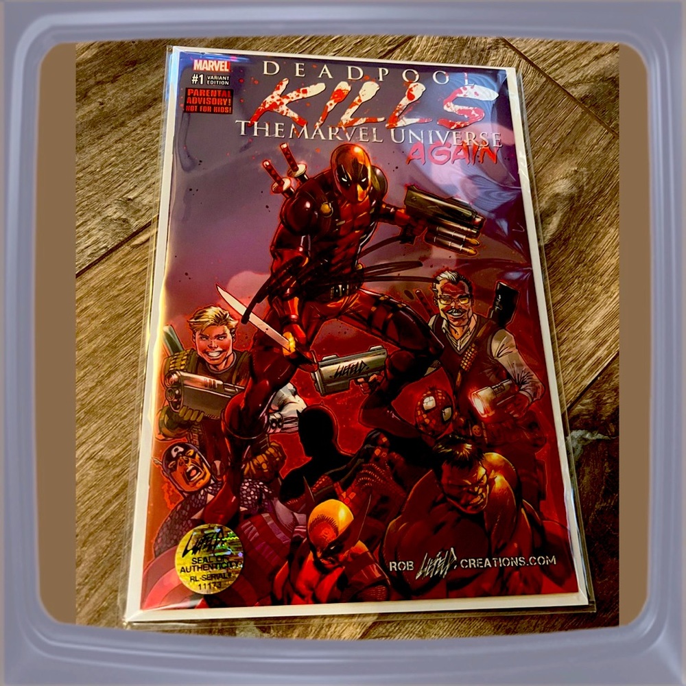 Marvel Comics Deadpool Kills The Marvel Universe Again #1, Variant, with COA